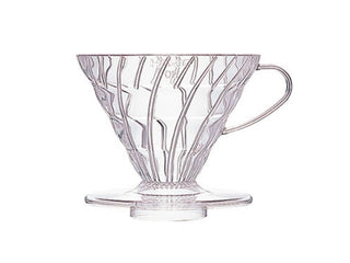 V60 Plastic Coffee Dripper Clear