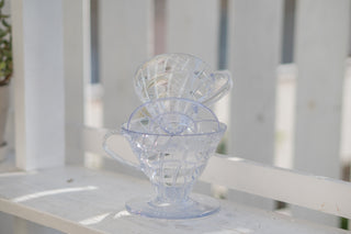V60 Plastic Coffee Dripper Clear