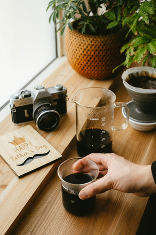 Crafts Science Beaker Server and Ceramic Dripper Set 600mL Gray