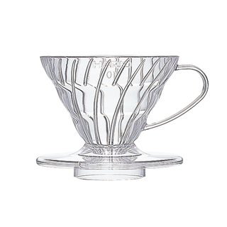 V60 Plastic Coffee Dripper Clear