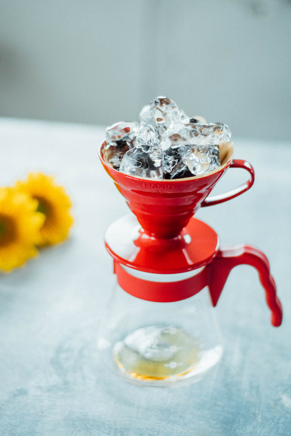HARIO V60 Coffee Server 02 Set Red