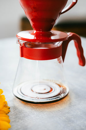 HARIO V60 Coffee Server 02 Set Red
