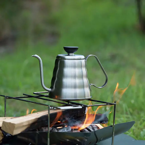 Outdoor V60 "Buono" Metal Drip Kettle 700mL Silver