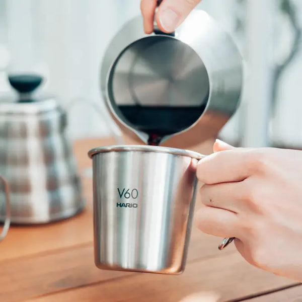 Outdoor V60 Stacking Mug 320mL Silver