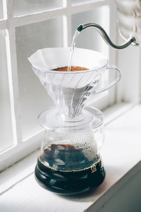 V60 Plastic Coffee Dripper Clear