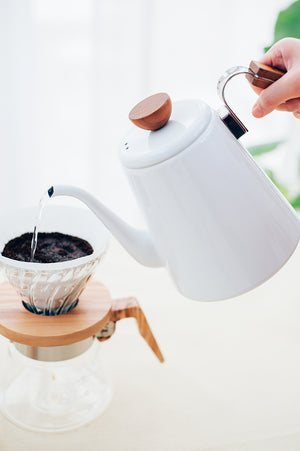 "Bona" Enamel Pour Over Coffee Kettle 800mL