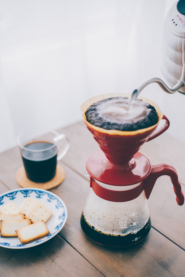 HARIO V60 Coffee Server 02 Set Red