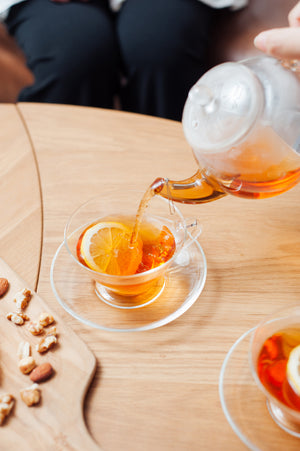 Heatproof Cup & Saucer Wide 230mL