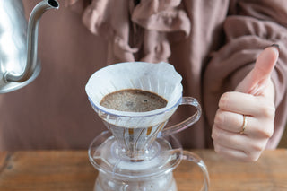 V60 Plastic Coffee Dripper Clear