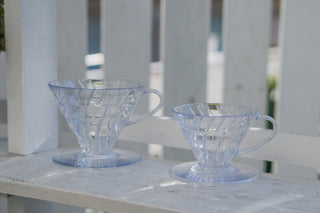 V60 Plastic Coffee Dripper Clear