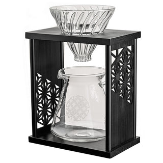 DripStand-Set Asanoha Black