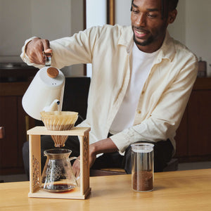 "Asanoha" Wood Drip Stand Set