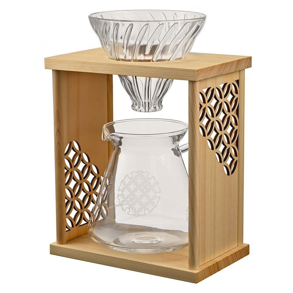 Wood Drip Stand Set Shippou