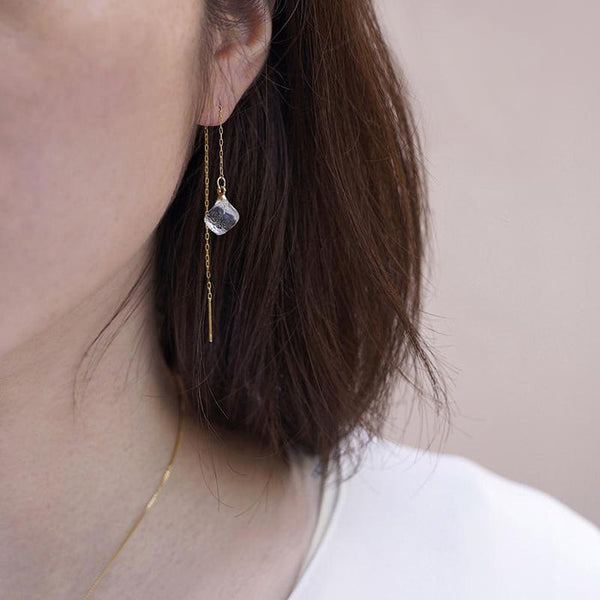 Melty Cube Earrings