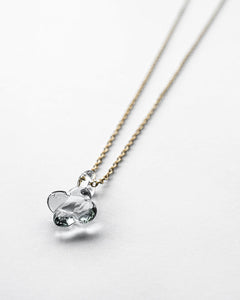 Hydrangea Necklace Gray