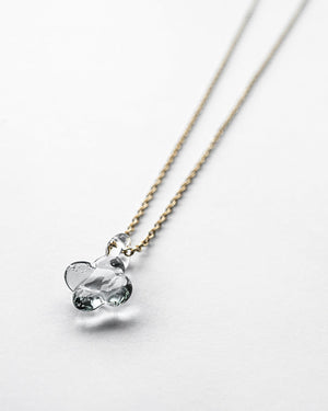 Hydrangea Necklace Gray
