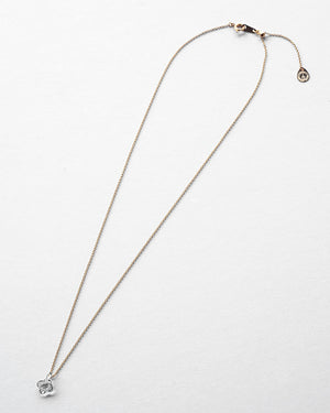 Hydrangea Necklace Gray