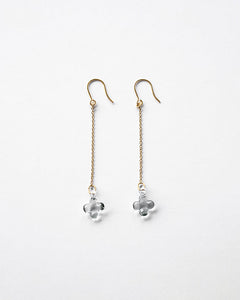Hydrangea Earrings Gray