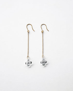 Hydrangea Earrings Gray