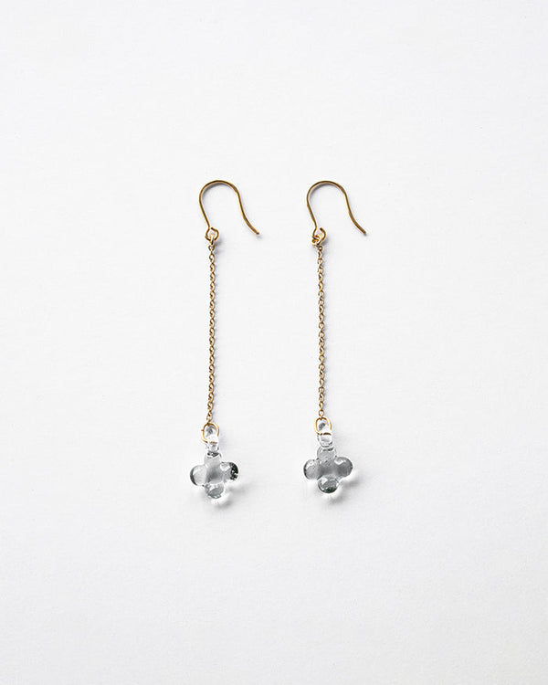 Hydrangea Earrings Gray