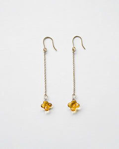Osmanthus Earrings Amber