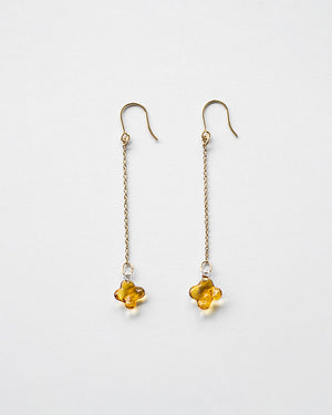 Osmanthus Earrings Amber