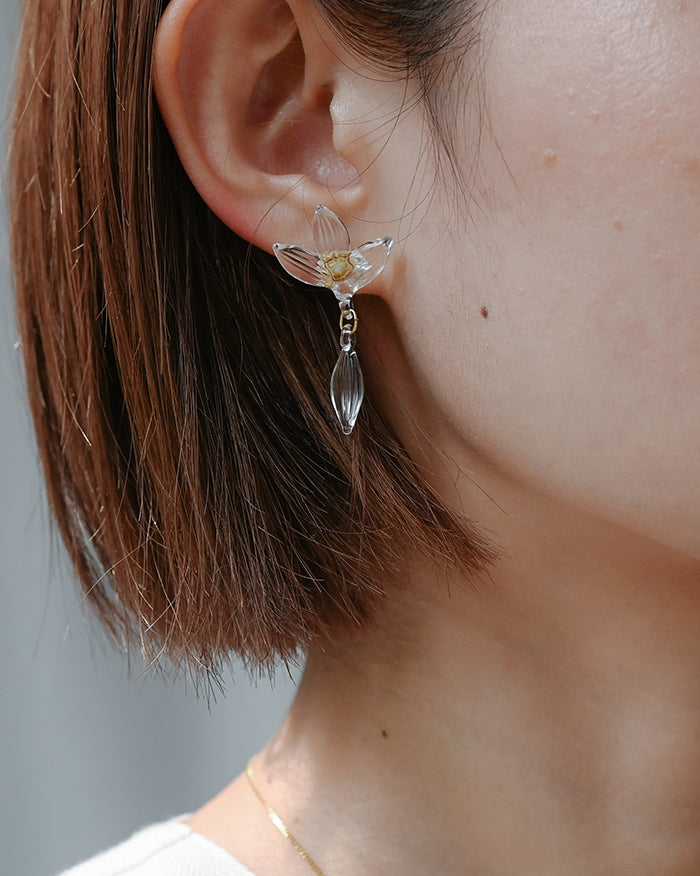 Yureha Earrings Clear