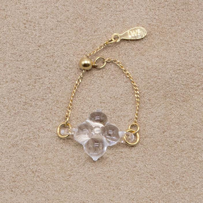 White Flower Ring