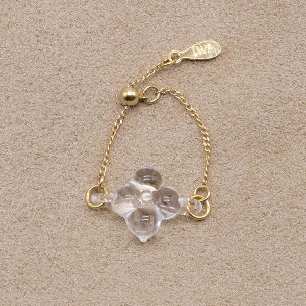 White Flower Ring