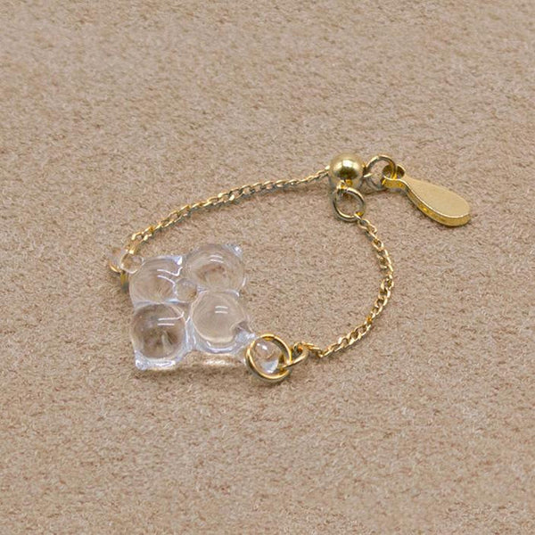 White Flower Ring