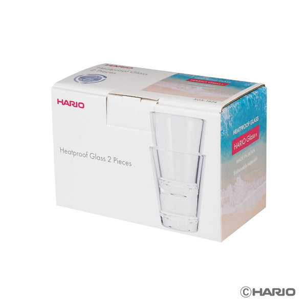 Stackable Glass 260mL 2pc Set