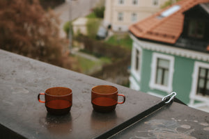 Colors Glass Stackable Mug 300mL