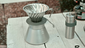 Outdoor V60 Metal Dripper 02 Silver