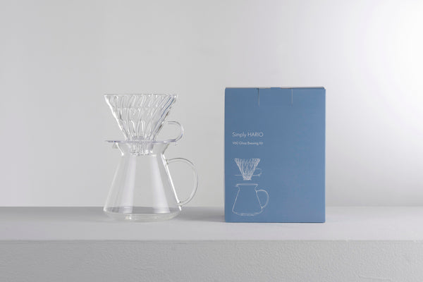 "Simply Hario" V60 Glass Brewing Kit 600mL