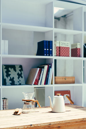 V60 Wood Drip Kettle 1200mL Silver