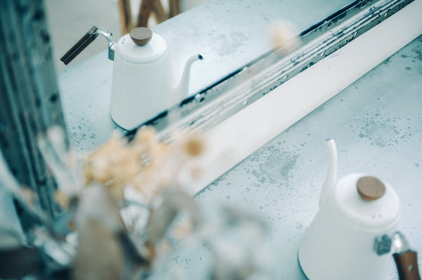 V60 Wood Drip Kettle 1200mL Silver