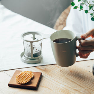 Coffee & Tea Maker Mug with Ceramic Coating