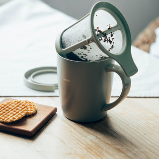 Coffee & Tea Maker Mug with Ceramic Coating