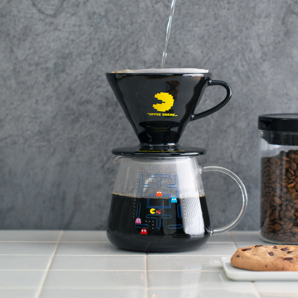 V60 Ceramic Dripper Set with PAC-MAN