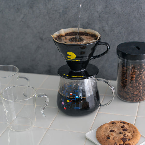 V60 Ceramic Dripper Set with PAC-MAN