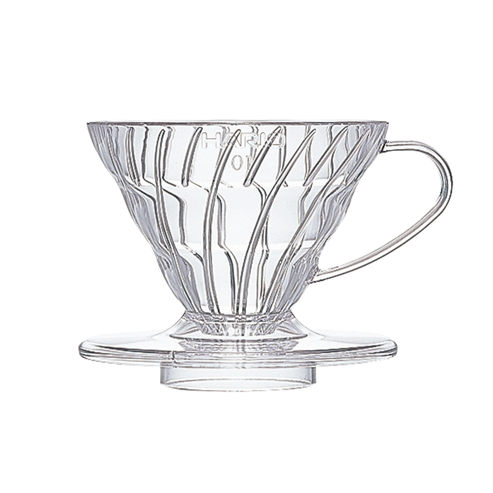 V60 Plastic Coffee Dripper Clear