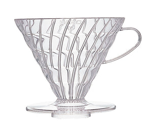 V60 Plastic Coffee Dripper Clear