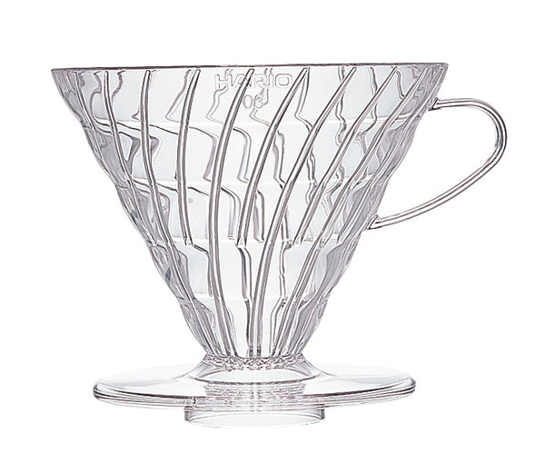 V60 Plastic Coffee Dripper Clear