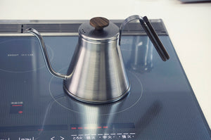 V60 Wood Drip Kettle 1200mL Silver